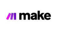 Make logo - Visual automation platform | UpscaleAlliance.com
